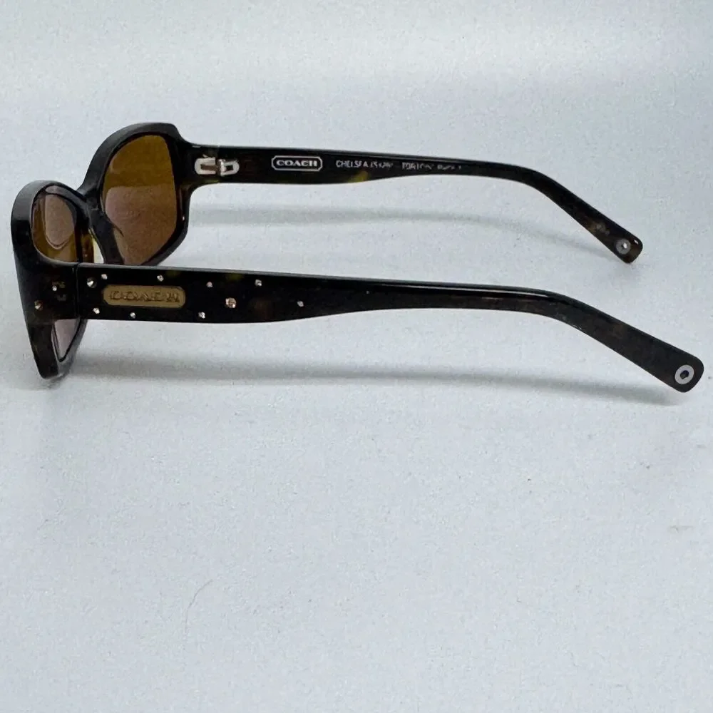 Coach Tortoise Brown Eyeglasses FRAMES Chelsea S426‎ 55-16-125 H16009
